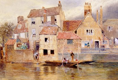 Die alten Cottages in Eton von Myles Birket Foster